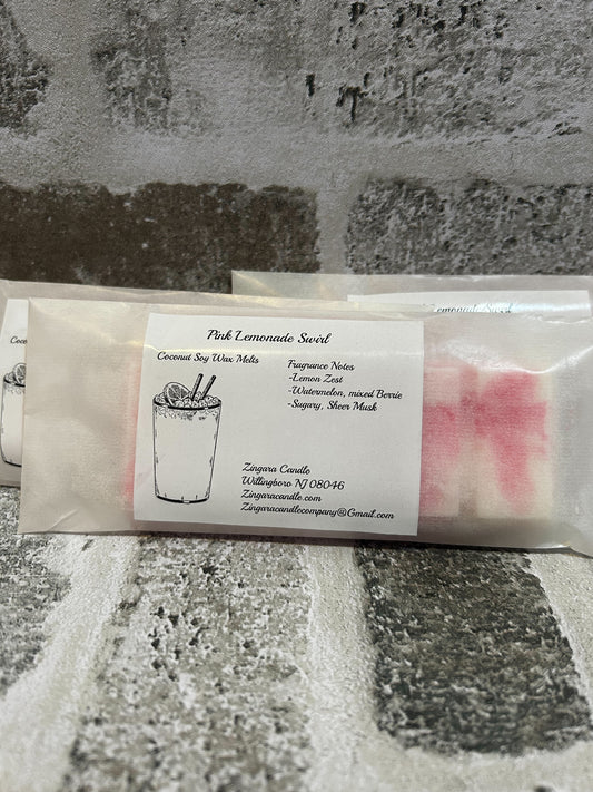 2.5oz Pink Lemonade Swirl Wax Snap Bar