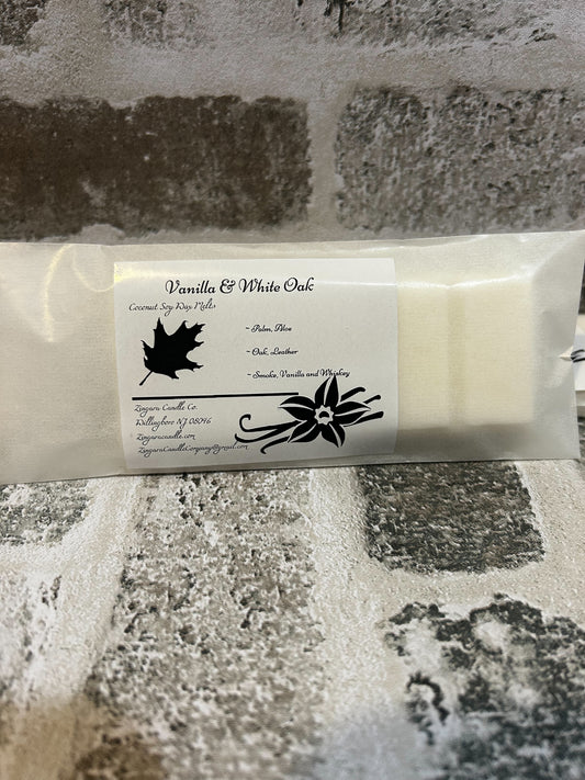 2.5oz Vanilla and White Oak Wax Snap Bars